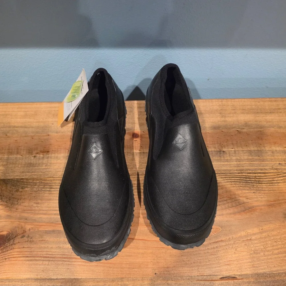 Muck Boot Company Mens Forager Slip On Shoe Black Waterproof FLR-000 Size 12